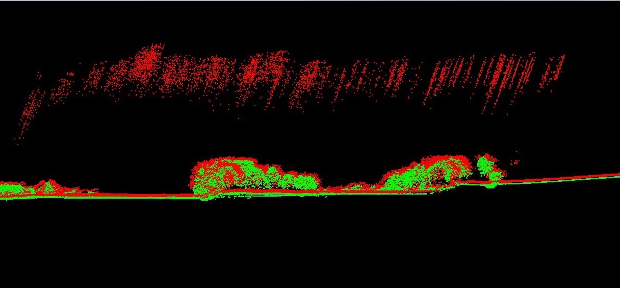 Penghapusan Noise Point Cloud — sebelum pengolahan